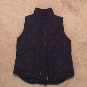 Jcrew Navy Vest, practically brand new!